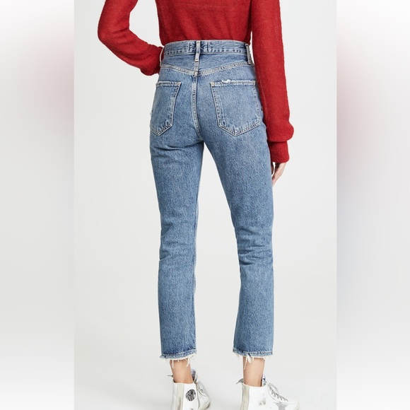 Agolde Riley Crop Straight Jeans - Picture 3 of 10
